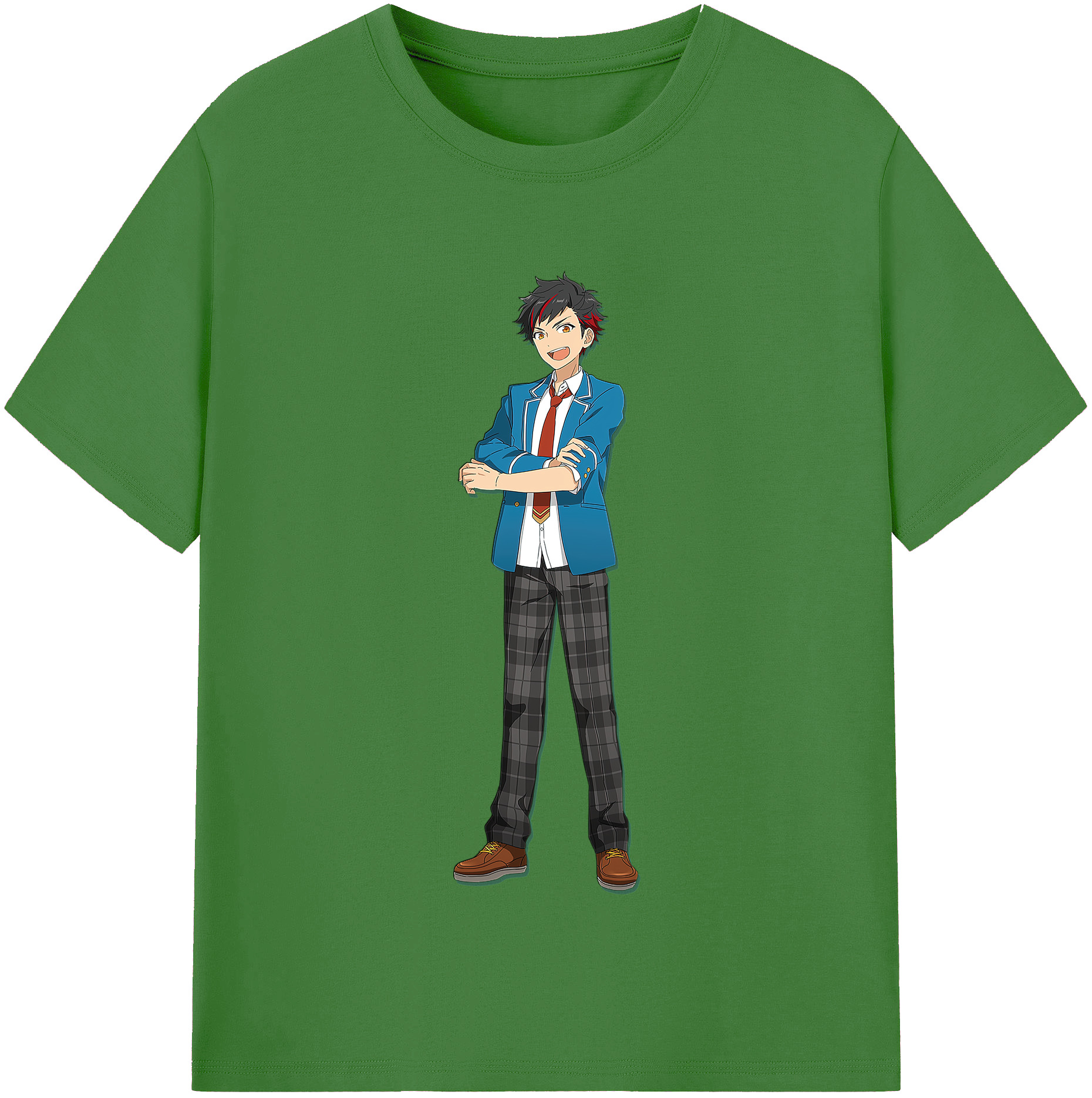 （画像用） あんさんぶるスターズ! Ensemble Stars レディースカジュアルプリントTシャツ（綿100％）